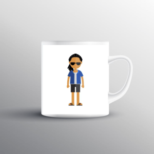 Boy Illustration Printed Mug