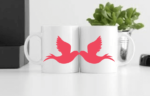 Bird Couple Printed Mug