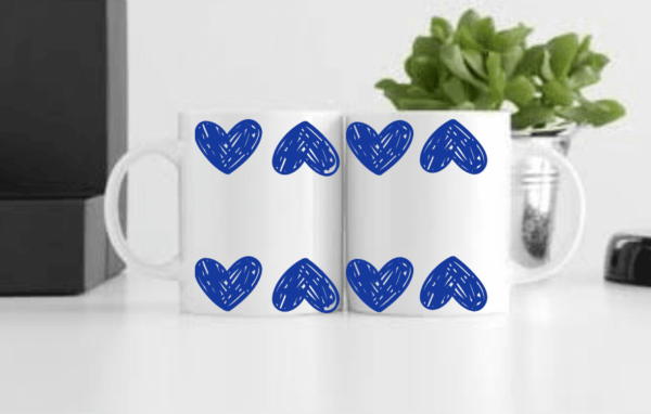Heart Printed Mug