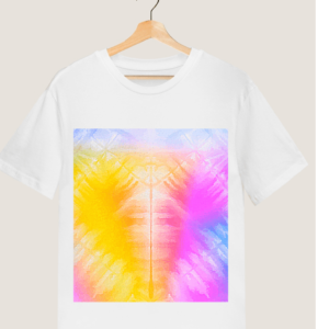 "Color Splashed" Printed T shirt