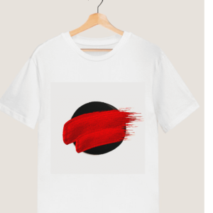 Guy's Minimal Printed T shirt.