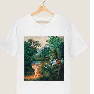 Classic Angel Vintage Printed T shirt