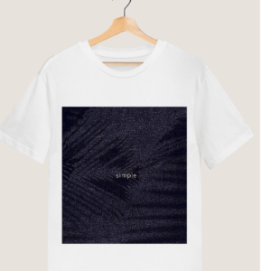 "Simple" Printed T shirt