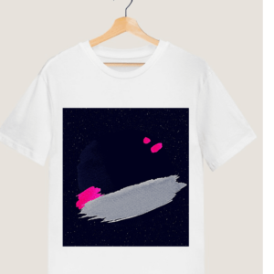 Quirky Abstract printed T shirt .