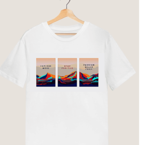 "High-Traveller's" Printed T shirt
