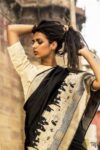 Banaras Handloom Pure Katan Silk Ganga Ghat Saree