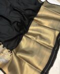 Banaras Handloom Pure Katan Silk Ganga Ghat Saree