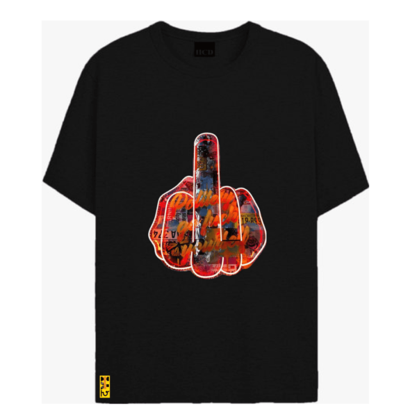 "Psychedelic fuck off" Printed T shirt