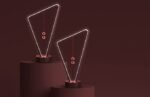 XECH Table Quirky Lamps with Speaker Asymmetrix S II Magnetic LED Made