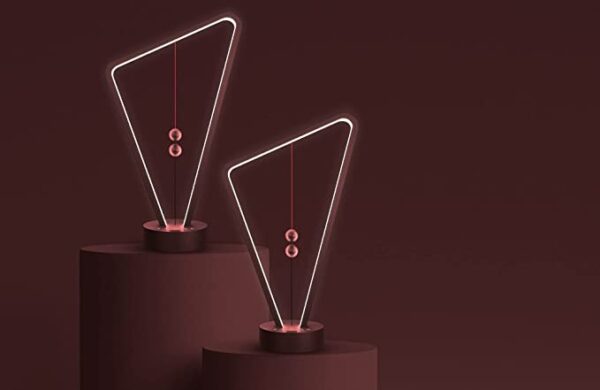 XECH Table Quirky Lamps with Speaker Asymmetrix S II Magnetic LED Made