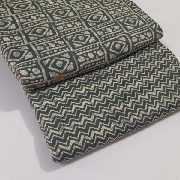 Unstitched cotton clothing material,printed