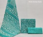 Traditional hand block Kota doriya suit