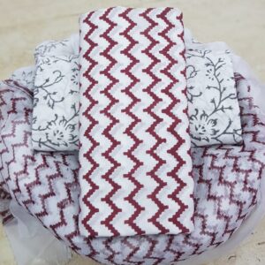 Traditional hand block Kota doriya suit