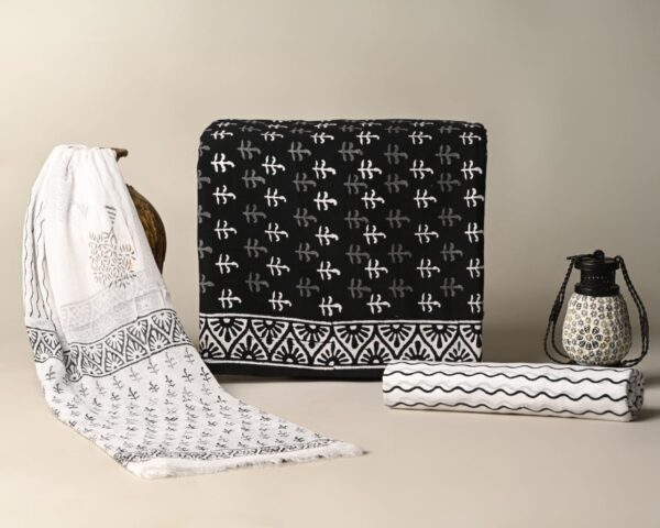 Traditional hand block Kota doriya suit