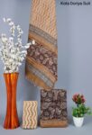 Traditional hand block Kota doriya suit