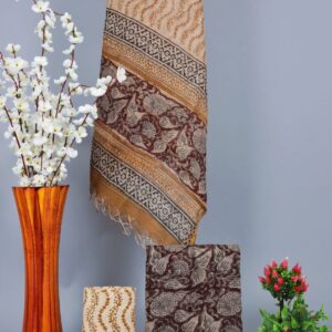 Traditional hand block Kota doriya suit