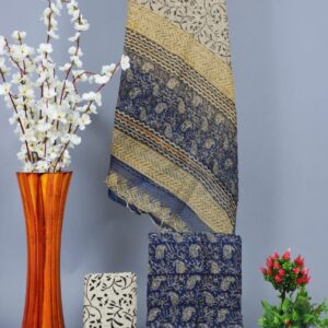 Traditional hand block Kota doriya suit