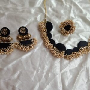Black fabrics set