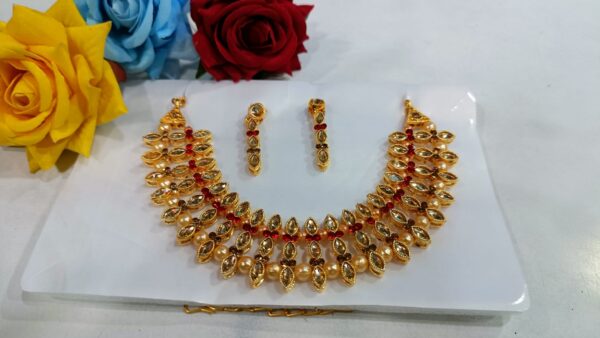 Alloy gold-plated jewel set