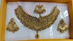 Alloy gold-plated jewel set