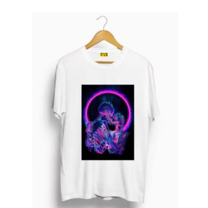 Skeleton couple printed t shirt
