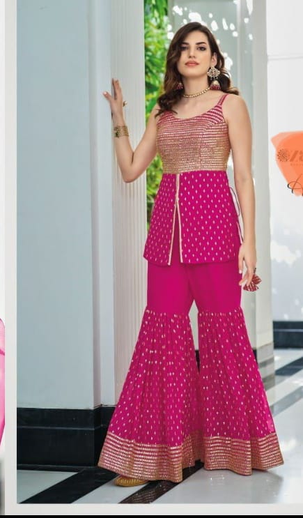 SHARARA SUIT (INDO WESTERN DRESS)