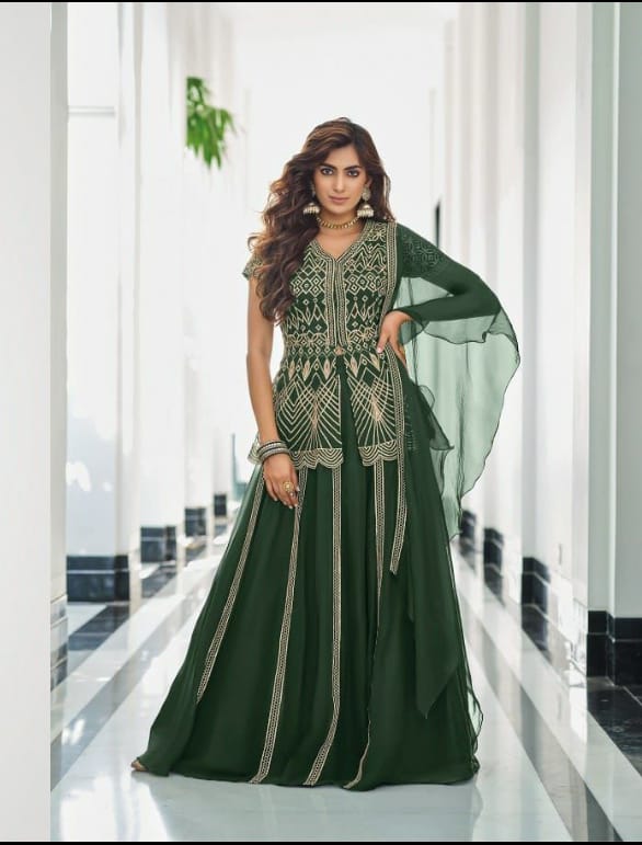 SHARARA SUIT (INDO WESTERN DRESS)