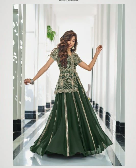 SHARARA SUIT (INDO WESTERN DRESS)