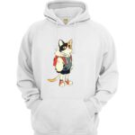 Cat in hoodies and pants