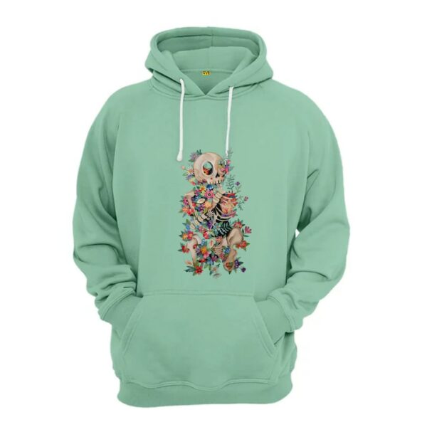 Skull And Flowers hoodie