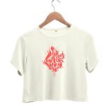 Fire with me crop top