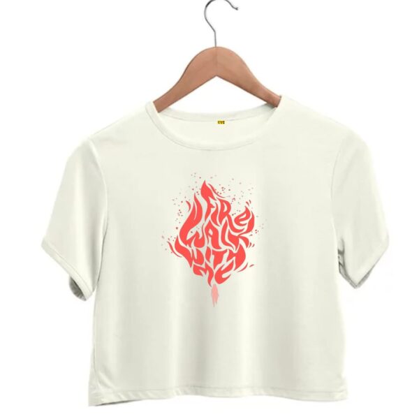Fire with me crop top