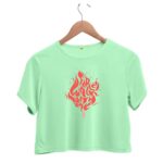Fire with me crop top