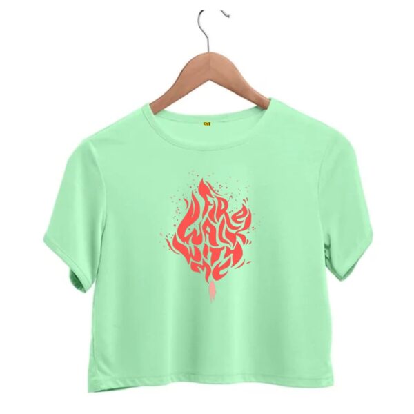 Fire with me crop top