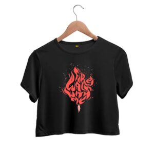 Fire with me crop top