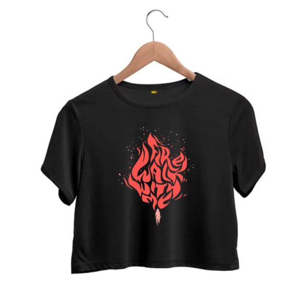 Fire with me crop top