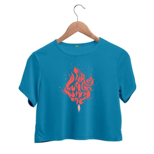 Fire with me crop top