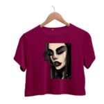 Bad lady printed crop top