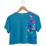 Butterflies crop top