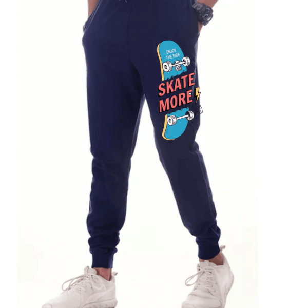 Printed joggers