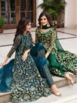 Front slit anarkali suit