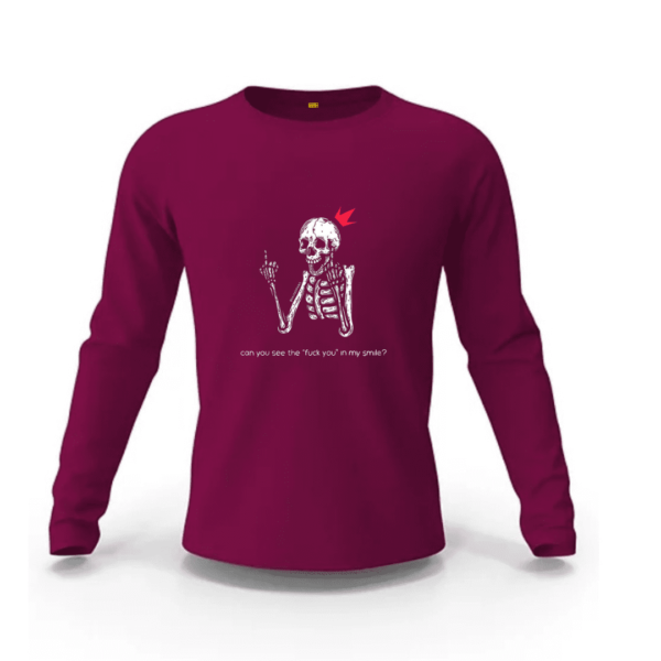 Skeleton Printed Sweatshirt