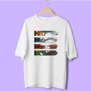 Oversized demon slayer Tee