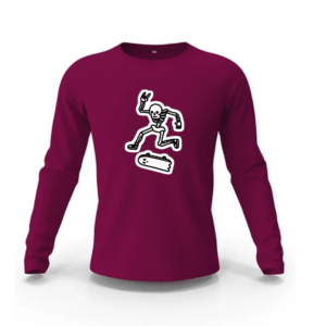 Skeleton On Skateboard Sweatshirt