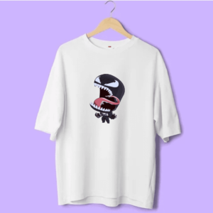 Oversized Venom printed Tee