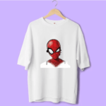 Oversized Spiderman Printed Tee