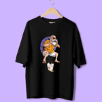 Oversized Cool Old Man Printed T shirt