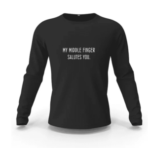 Quote Printed Sweatshirt