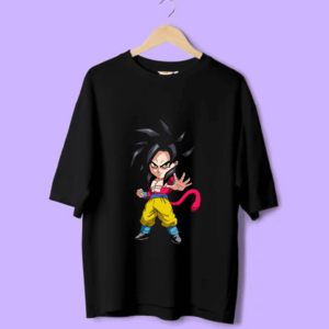Oversized Goku printed Tee