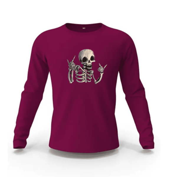 Swaggy Skeleton Printed Sweatshirt